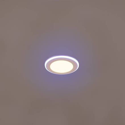 Trio Lighting LED downlight Argus RGBW afstandsbed. Ø8cm wit