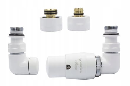 Vario-Term Vision Thermostatische Klep Wit Rechts Pex 16mm