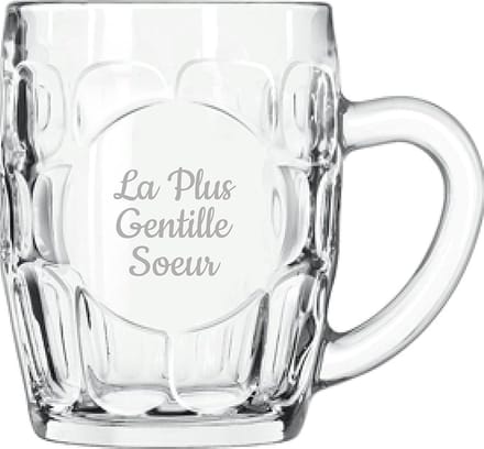 Bierpul gegraveerd - 55cl - La Plus Gentille Soeur