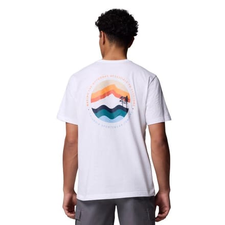 Columbia Heren Kettle River Outdoor T-Shirt (Wit)