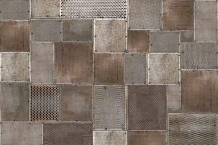Fotobehang - Grunge Metal 375x250cm - Vliesbehang