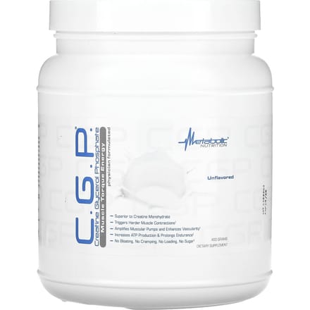 Metabolic Nutrition, CGP, Sans saveur, 400g