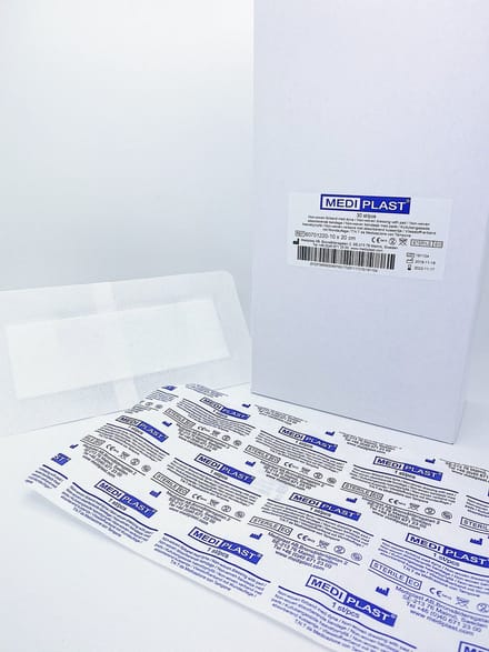 Mediplast Non-Woven Eilandpleister 10cm x 20cm - Doos 30 stuks