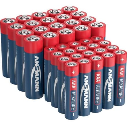 Ansmann Batterijset AAA, AA 40 stuk(s)