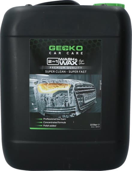 Gecko 2-in-1 was & wax 10L