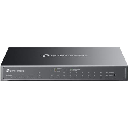 TP-Link Omada ES210GMP netwerk-switch Managed Gigabit Ethernet (10/100/1000) Power over Ethernet (PoE) Zwart