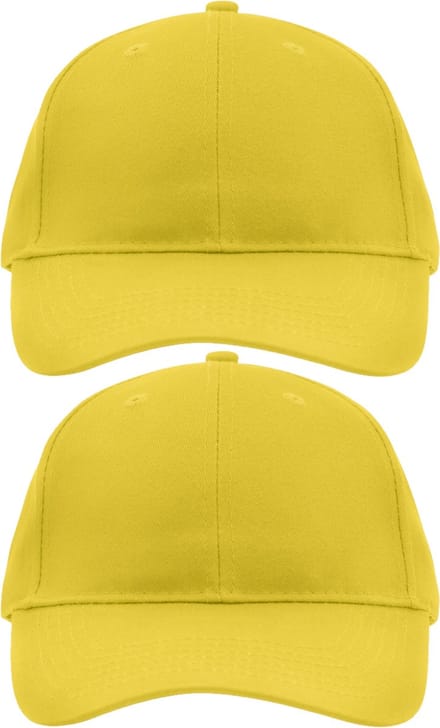 2x stuks myrtle beach baseball cap - 6-panel - voor volwassenen