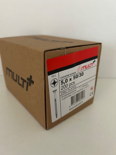 Stafa Multi+ Spaanplaatschroef Pk5X50 Pz Verzinkt - 200 stuks