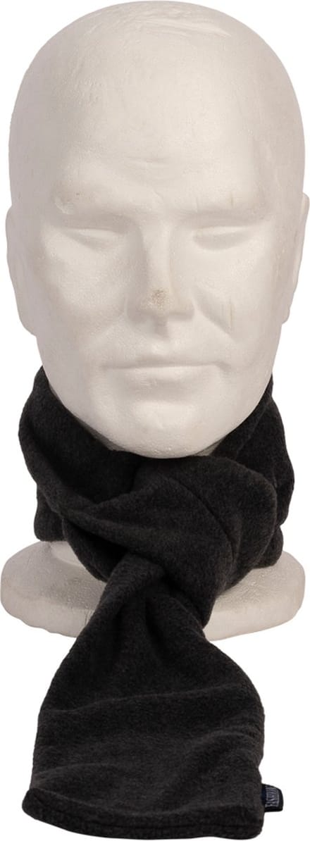 P&T Doorsteek Sjaal - Donkergrijs - Micro Fleece - 85 x 12cm