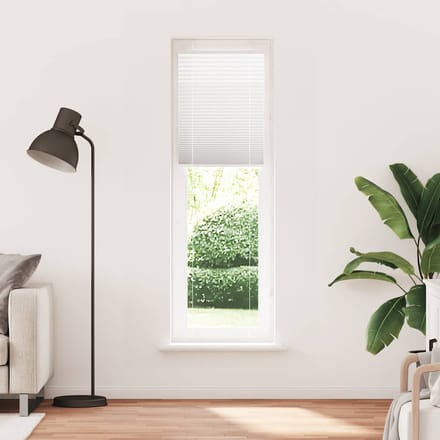 vidaXL - Plissé - rolgordijn - 55x200 - cm - stofbreedte - 54,4 - cm - polyester - wit