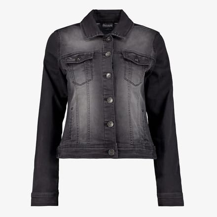 TwoDay dames spijkerjas zwart - Maat M