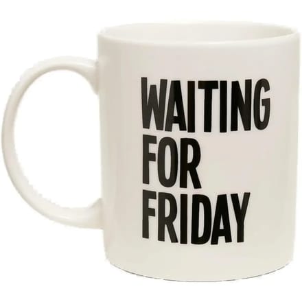 Mister Tee - Waiting For Friday Mok/beker - Wit