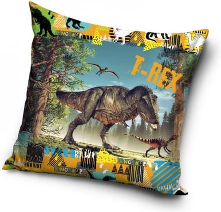 Sierkussensloop Dinosaurus 40x40 cm