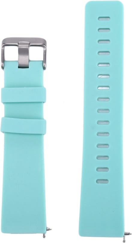 Siliconen bandje - geschikt voor Fitbit Versa / Versa 2 - maat S/M - groen