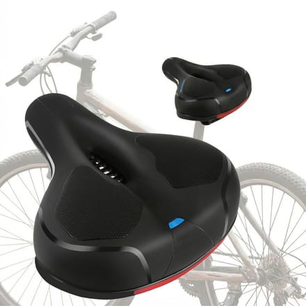 NBAP® Fietszadel Heren - Zadel Dames - Ergonomisch - Waterdicht - Zwart