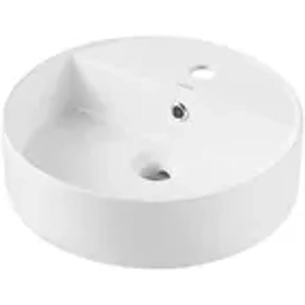 Aquavive Waskom Orta - Keramiek - Rond - Wit - 47,5cm