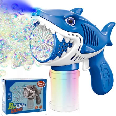 Shark - Bellenblaas speelgoed - USB oplaadbaar en incl. zeep - Voor kinderen - Bubble Game - bellenblaaspistool
