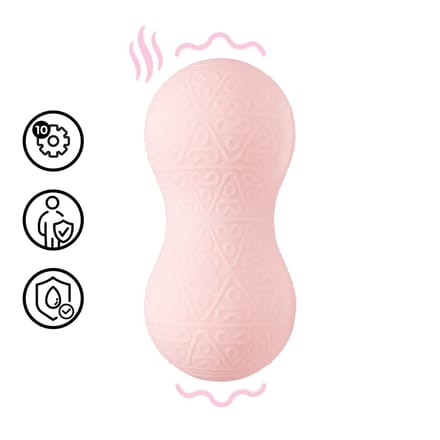 Loveline - Vibrating and Heating Massager - Roze