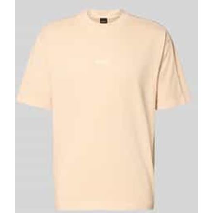 relaxed fit T-shirt van puur katoen model 'TE_TILE'