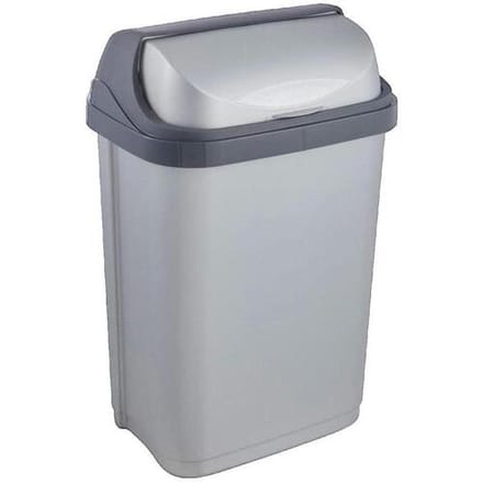 Trunks, opbergdozen Keeeper Poubelle de cuisine Rasmus 10 litres argentée