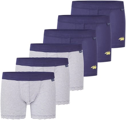 Schiesser Jongens shorts / pants 6 pack Kids Boys fijnrib Cotton