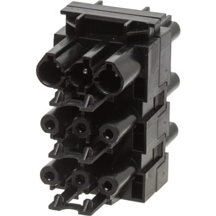 Adels Ac166G 3-Pool H-Distributor 1-In 5-Out Zwart - 167663