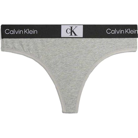 Calvin Klein Strings van biologisch katoen voor dames (Grijs gemêleerd gemêleerd)