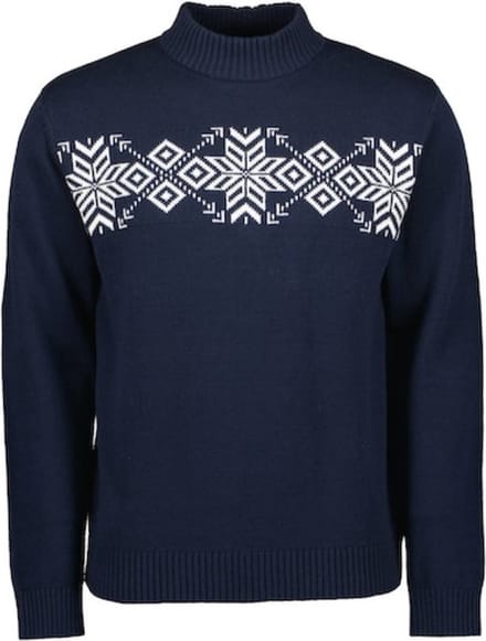 Blue seven heren - Trui 376463 navy print maat M
