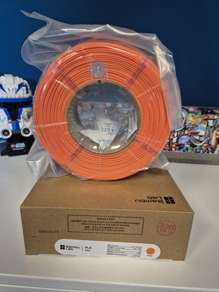 Bambu Lab Matte PLA Filament 1.75 mm – Mandarijnoranje 1 kg – Refill