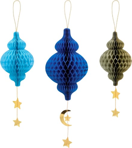 Boland - Set 3 hangdecoraties Eid Mubarak - Geen thema - Ramadan versiering