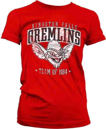 Gremlins Dames Tshirt -S- Team Kingston Falls Gremlins Of 1984 Rood