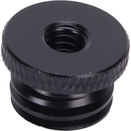 Microfoonstandaardadapter 1/4 inch vrouwelijk naar 5/8 inch mannelijk schroefdraadadapter voor cameramonitor black