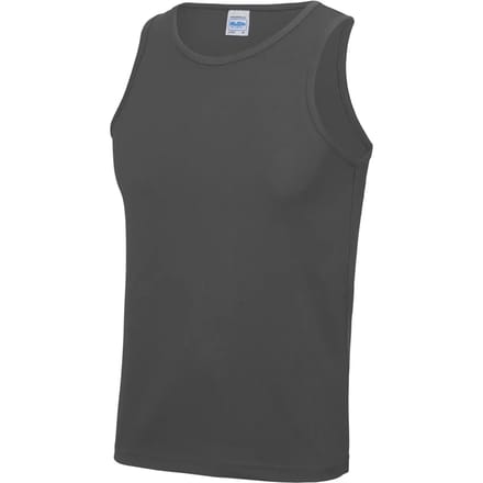 Just Cool Cool Vest JC007 - Charcoal (Solid) - XL