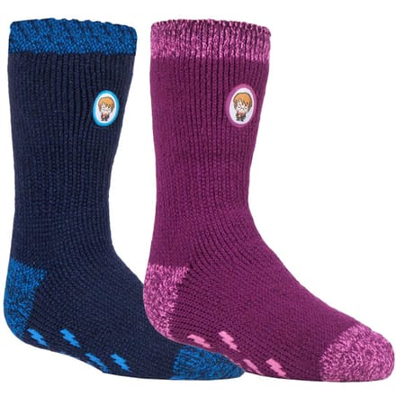 Heat Holders - 2 paar Harry Potter kindersokken - Hp -mix