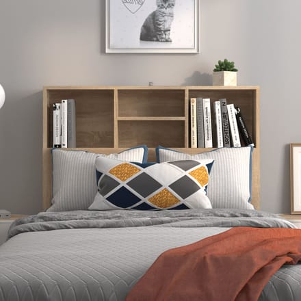 vidaXL - Hoofdbordkast - 100x19x103,5 - cm - sonoma - eikenkleurig