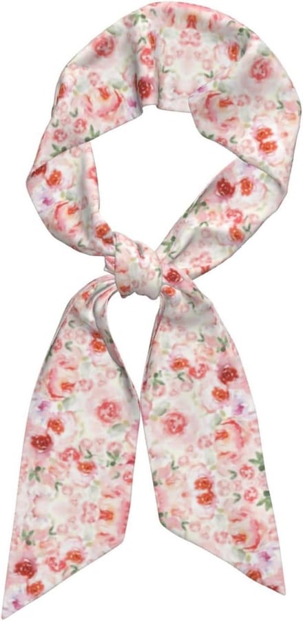 Satijnen Slaapmuts - Haar Wrap - Bescherming Haar - Zachte Stof - 14 x 13 cm - Rozen Mix