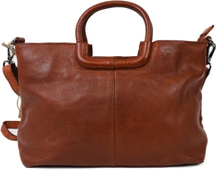 Bear Design Jasmijn M Leren Handtas - Cognac