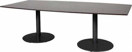 Vergadertafel - Linesto 240x120 tonv. logan - zwart frame