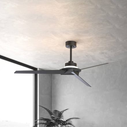 Mantra Iluminación LED plafondventilator Brisa zwart/hout DC stil 175 cm CCT
