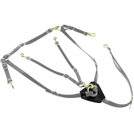 Biothane jachtcollier met martingale voor paard Lakota