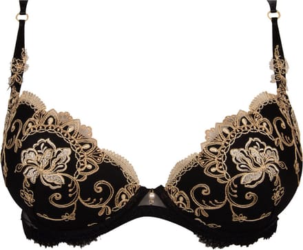 Lise Charmel - Voorgevormde BH - Deesse en Glam - Zwart Goud - EU 70E / FR 85E