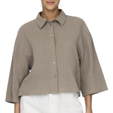 JDY Theis Life 3/4 Cropped Blouse Dames - Maat XXL