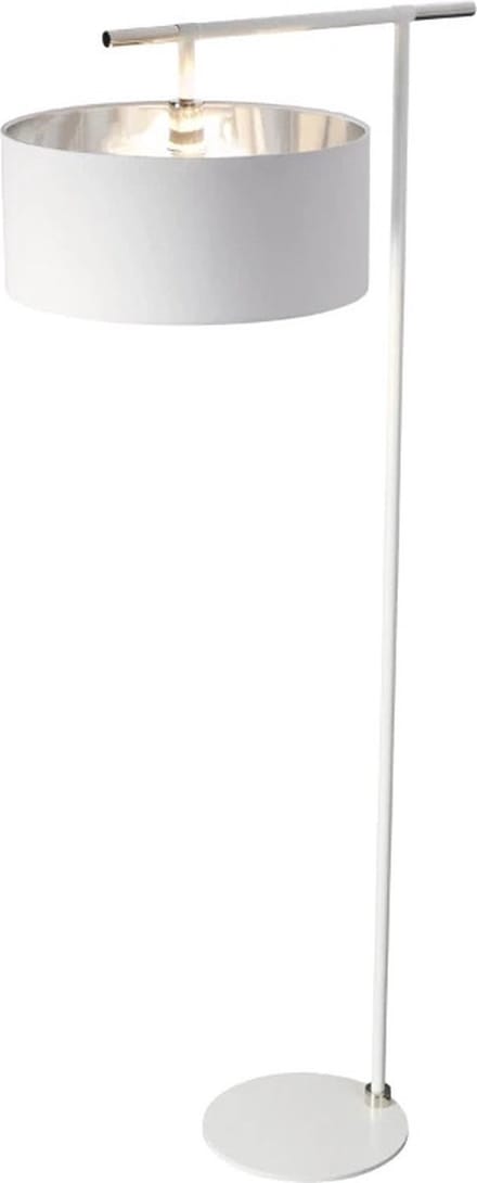 Elstead Lighting Staande LED Lamp Balance | 1X E27 Max 60W | White/Polished Nickel
