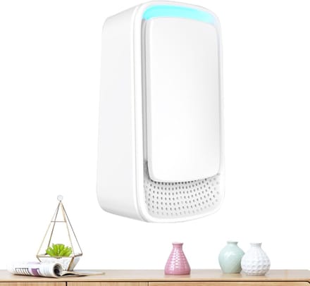 Luchtreiniger Draagbaar - Compacte Ionisator - Frisse Lucht - Filterloos Systeem - 6.7 x 6.8 cm - Wit