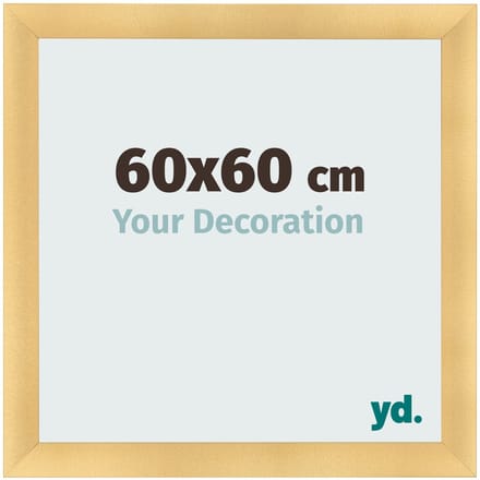 Your Decoration - Fotolijst 60x60 cm - MDF - Goud Mat - Pisa