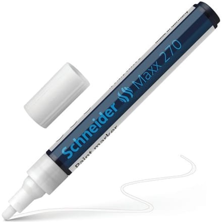 Schneider lakmarker - Maxx 270 - 1-3 mm - wit - S-127049