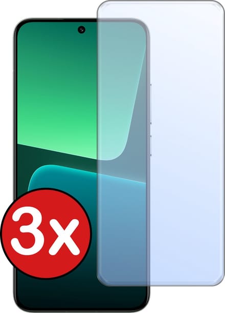 Screenprotector - 3 Stuks - Geschikt voor Xiaomi 13 - Extra Sterk - Beschermglas - Gehard Glas - Tempered Glass - Screen Protector