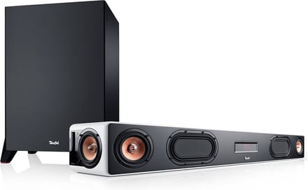 Teufel CINEBAR ULTIMA Power Edition - Soundbar met draadloze subwoofer T 10 - Bluetooth - wit
