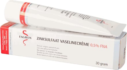 Fagron Zinksulfaat Vaselinecrème 0,5% FNA (30g)
