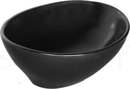 KERAMISCHE WASKOM NERO MAT ZWART 40,5X33X14 CM